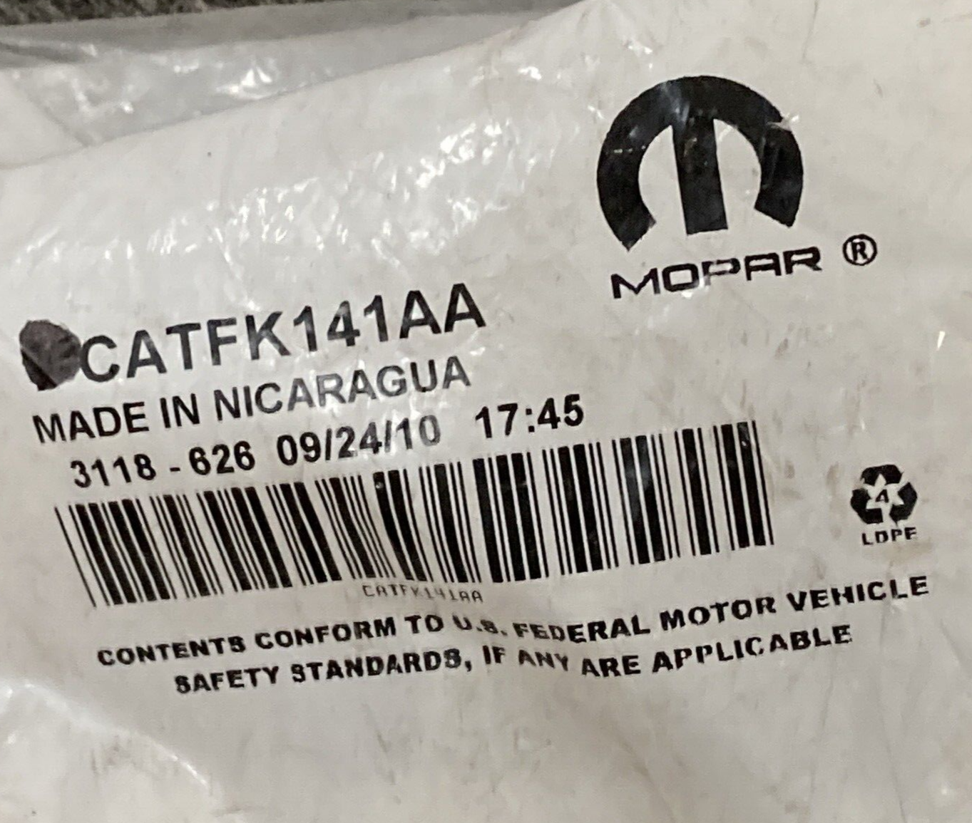 NEW GENUINE MOPAR CATFK141AA Wiring Kit