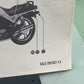 YAMAHA LIT-11666-03-40 XJ750RK SUPPLELMENTARY ASSEMBLY MANUAL 5G2-28107-11