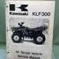 GENUINE KAWASAKI 99924-1057-02 SERVICE MANUAL KLF300