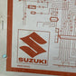 GENUINE SUZUKI 99923-00733 WIRING DIAGRAMS 1977