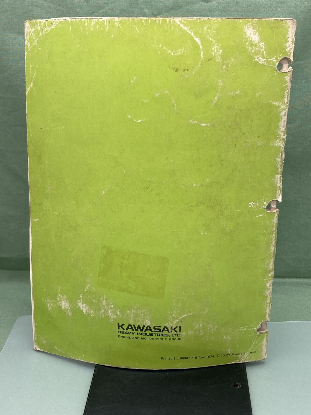 GENUINE KAWASAKI 99997-716 SHOP MANUAL KX125A