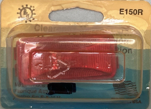 QTY2 NEW ANDERSON MARINE E150R WATERPROOF SIDE MARKER CLEARANCE LIGHT RED