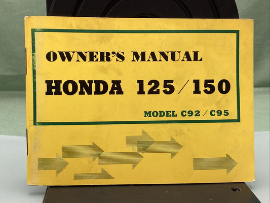 GENUINE HONDA 125/150 MODEL C92/C95 OWNER'S MANUAL