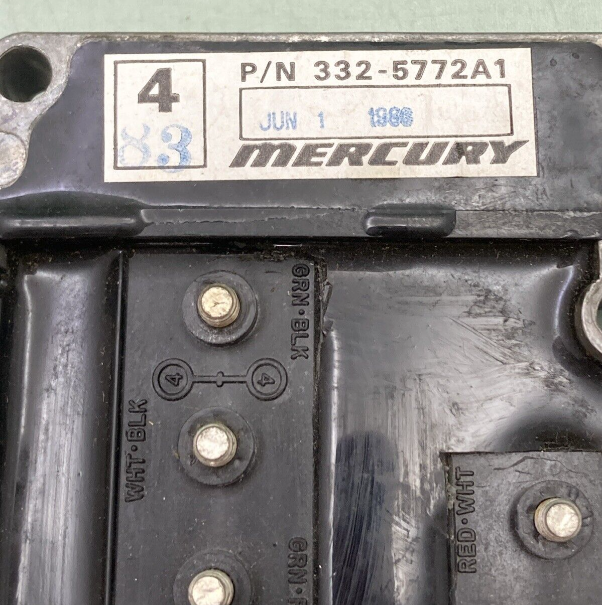 GENUINE MERCURY 332-5772A1 SWITCH BOX