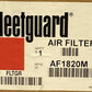 NEW GENUINE FLEETGUARD AF1820M Air Filter - Primary, 9.5 in. (Height)