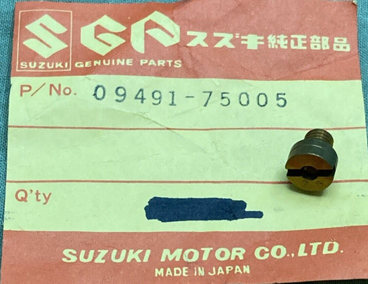 NEW GENUINE SUZUKI 09491-75005 JET MAIN CARBURETOR