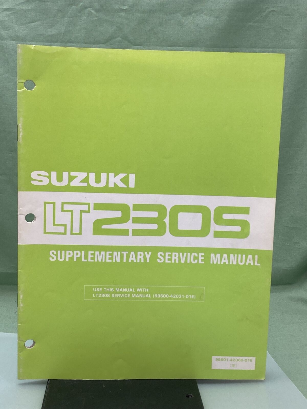 GENUINE SUZUKI 99501-42060-01E SUPPLEMENTARY SERVICE MANUAL LT230S