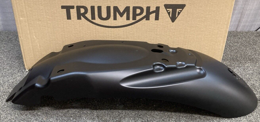 NEW GENUINE TRIUMPH T2302372 MUDGUARD STREET CUP REAR BLACK