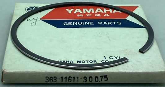 NEW GENUINE YAMAHA 363-11611-30 PISTON RING SET 0.75