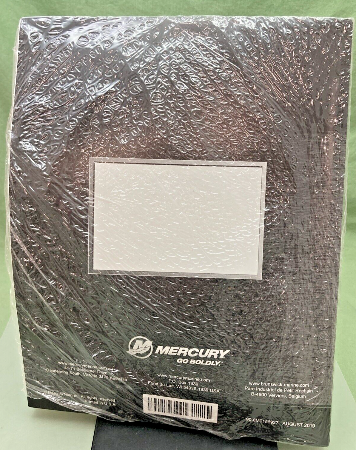 NEW GENUINE MERCURY 90-8M0156927 5 HP LPG OUTBOARD SERVICE MANUAL 2019