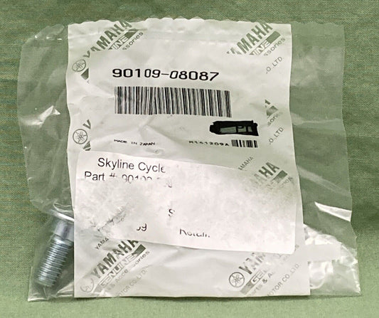 QTY 2 NEW GENUINE YAMAHA 90109-08087 FRONT BRAKE CALIPER BOLT