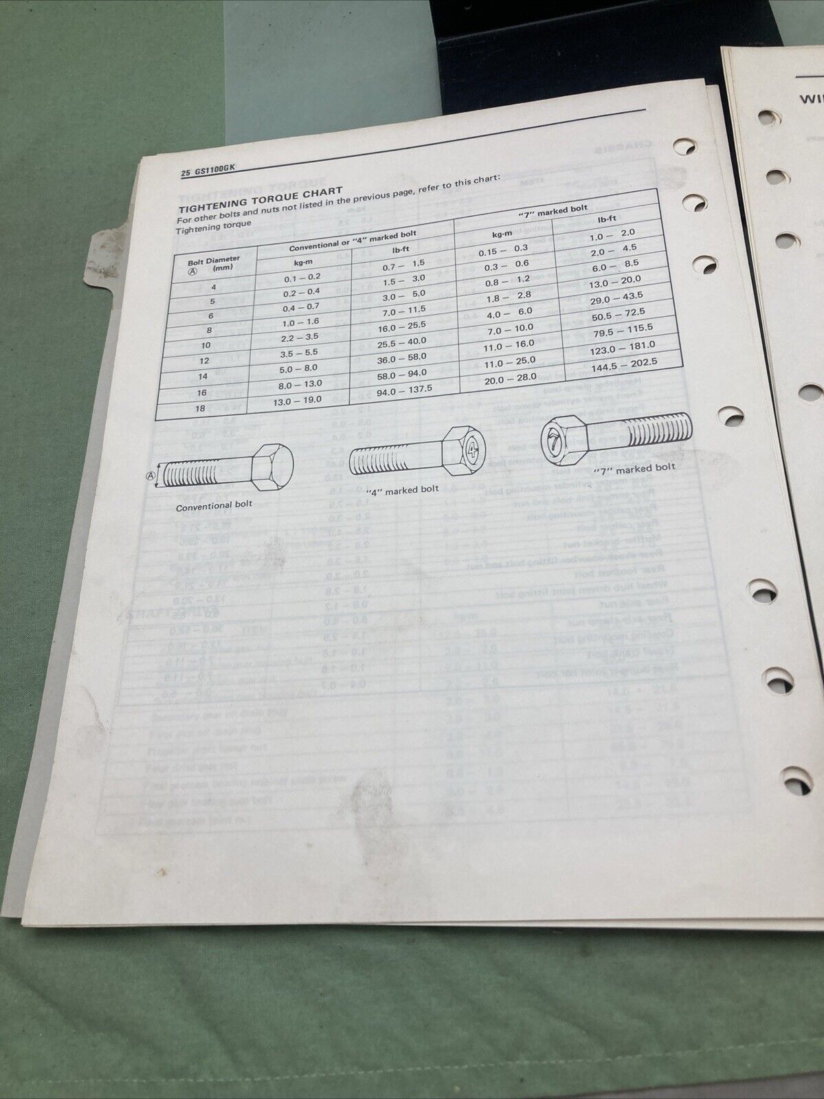 GENUINE SUZUKI 99501-39030-03E GS1100GK SUPPLEMENTARY SERVICE MANUAL 1982