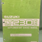 GENUINE SUZUKI 99501-42110-01E SUPPLEMENTARY SERVICE MANUAL LT230E