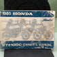 GENUINE HONDA 31MG8600 VT1100C OWNER'S MANUAL '85