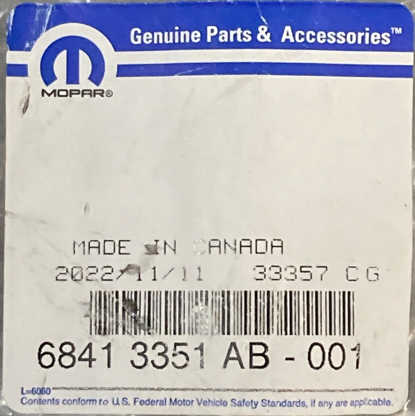 NEW GENUINE MOPAR 68413351AB AIR CLEANER ASSEMBLY