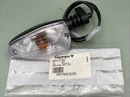 NEW GENUINE TRIUMPH T2701276 Indicator, Rhf, Lhr