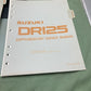 GENUINE SUZUKI 99501-41030-03E/ 99500-41000-03E DR125 SUPP. AND SERVICE MANUAL