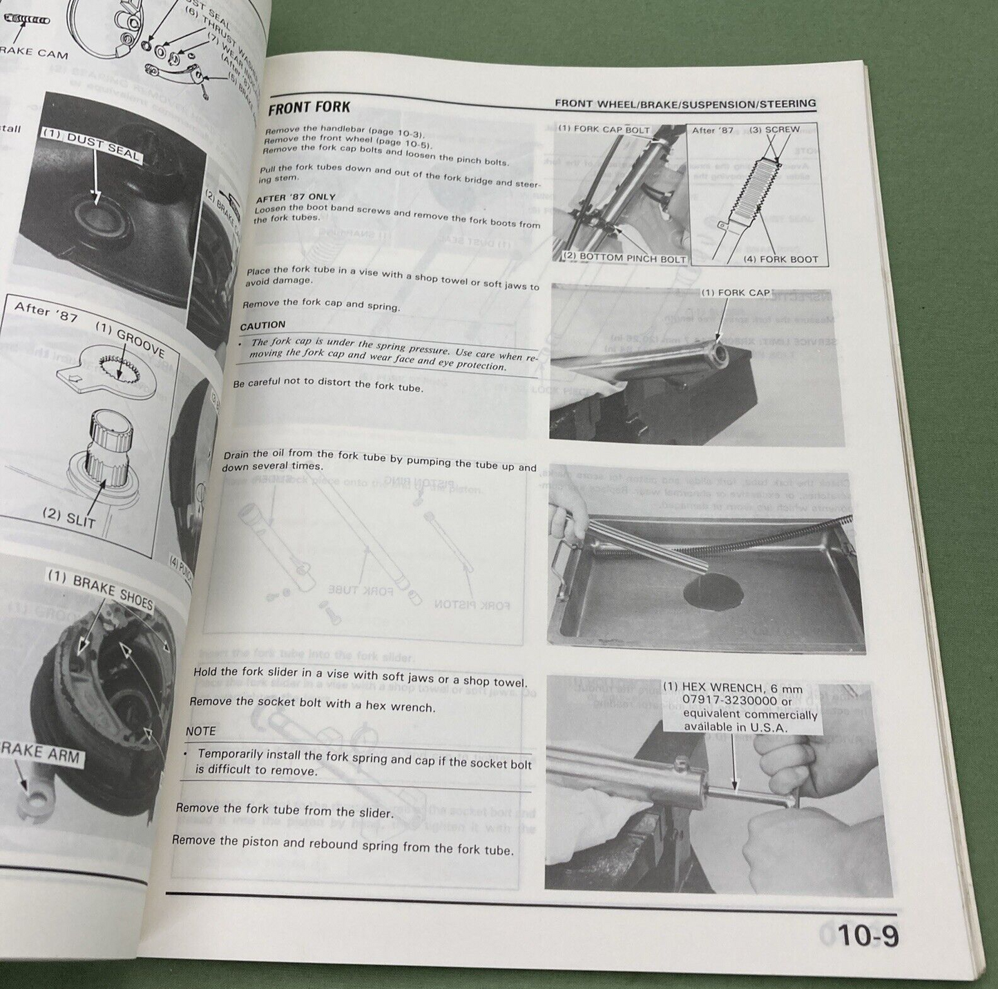 HONDA 61GN103 XR80R XR100R SERVICE MANUAL 1985-1988