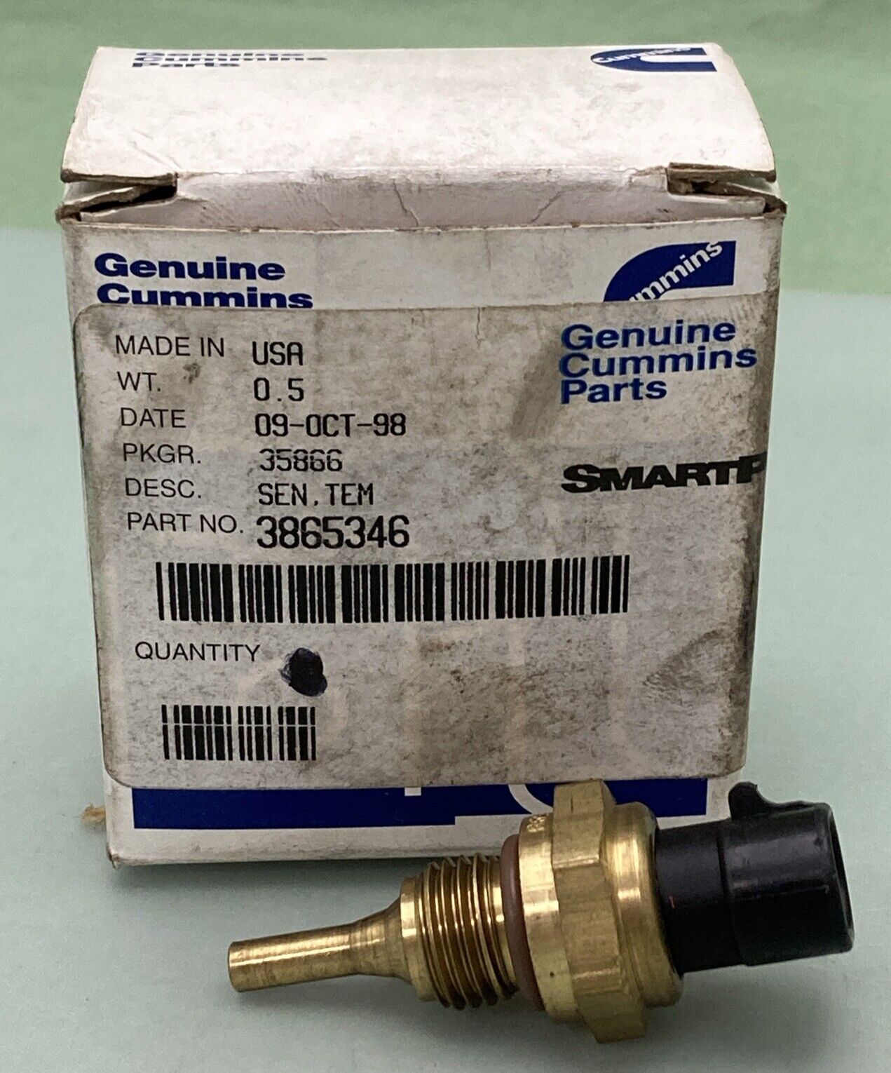 NEW GENUINE CUMMINS 3865346 SENSOR TEMPERATURE