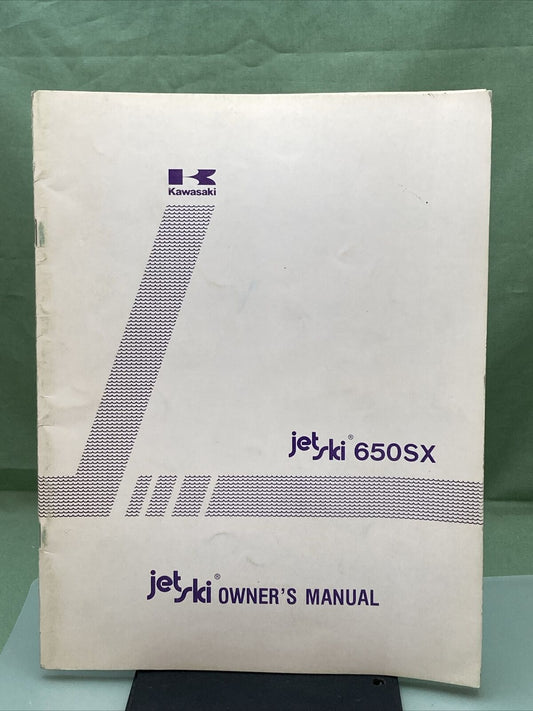 GENUINE KAWASAKI 99920-1559-01 JET SKI 650SX OWNER'S MANUAL