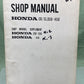 GENUINE HONDA 623171 CB/CL350/450 SHOP MANUAL SUPPLEMENT 1971