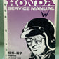 GENUINE HONDA 61GN202 NB50/AERO 50 SERVICE MANUAL '85-'87