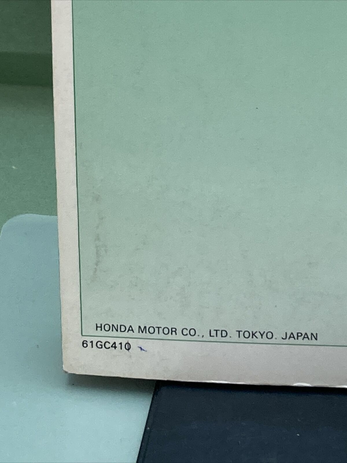 GENUINE HONDA 61GC410 CR80R SERVICE MANUAL '85-'93