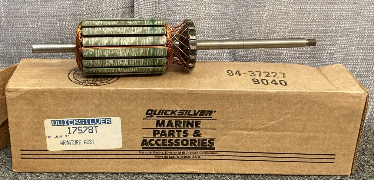NEW GENUINE MERCURY QUICKSILVER 17578T ARMATURE ASSEMBLY