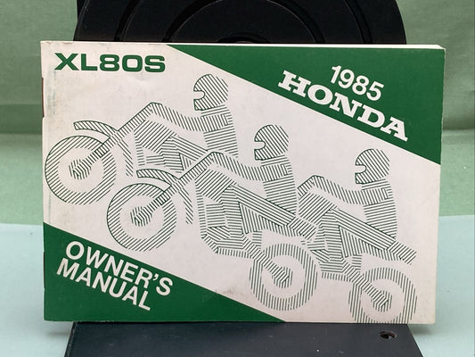 GENUINE HONDA 31195620 XL80S OWNER'S MANUAL '85