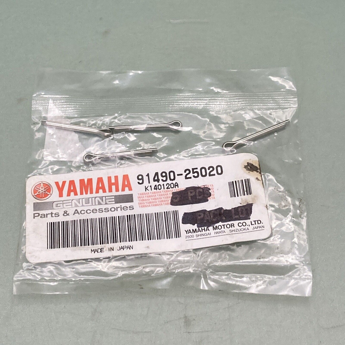 QTY 4 NEW GENUINE YAMAHA 91490-25020 TRANSMISSION 2  Pin Cotter
