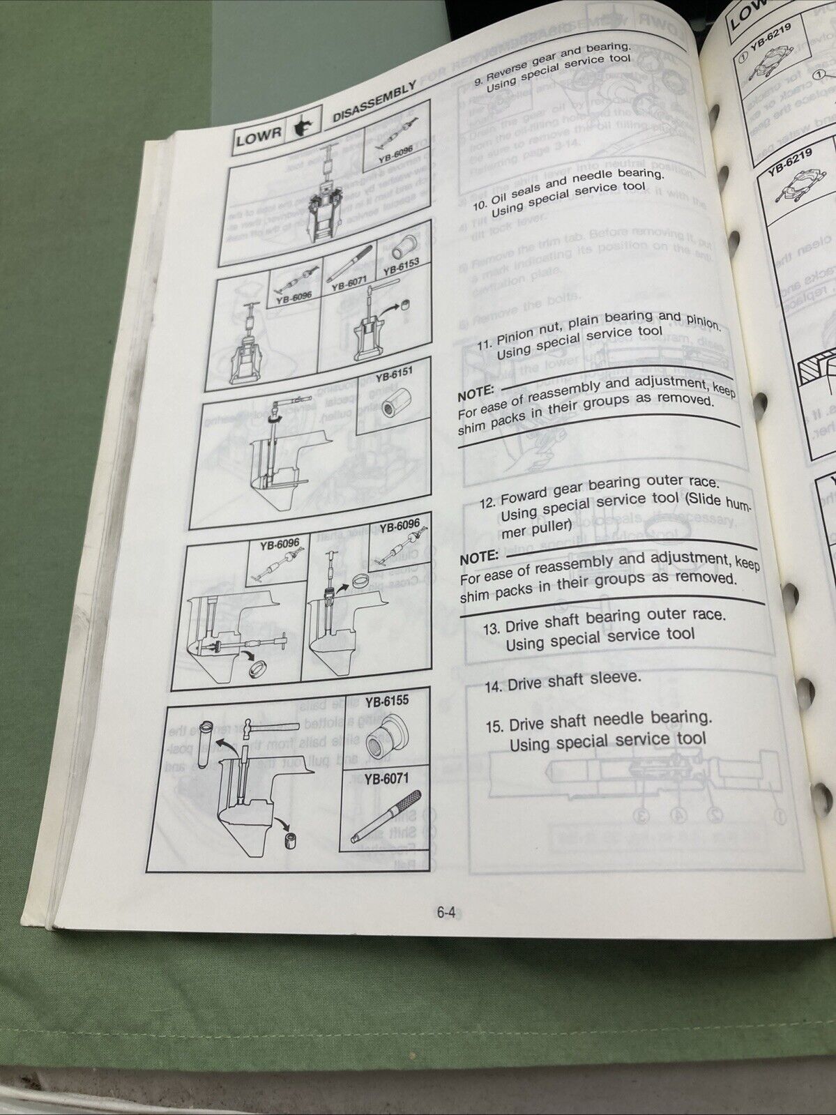 GENUINE YAMAHA LIT-18616-00-49 70D/90D SERVICE MANUAL 1989