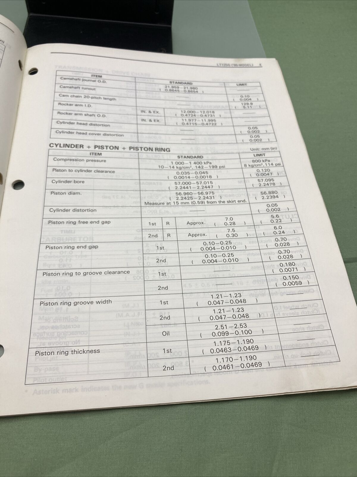 GENUINE SUZUKI 99501-41090-01E SUPPLEMENTARY SERVICE MANUAL LT125