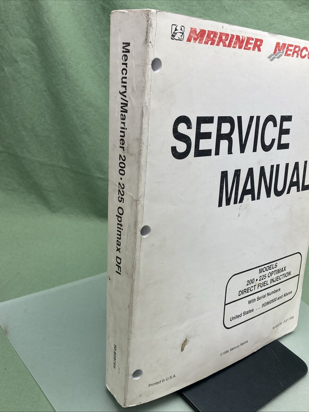 GENUINE MERCURY 90-859769 200, 250 OPTIMAX DIRECT FUEL INJECTION SERVICE MANUAL