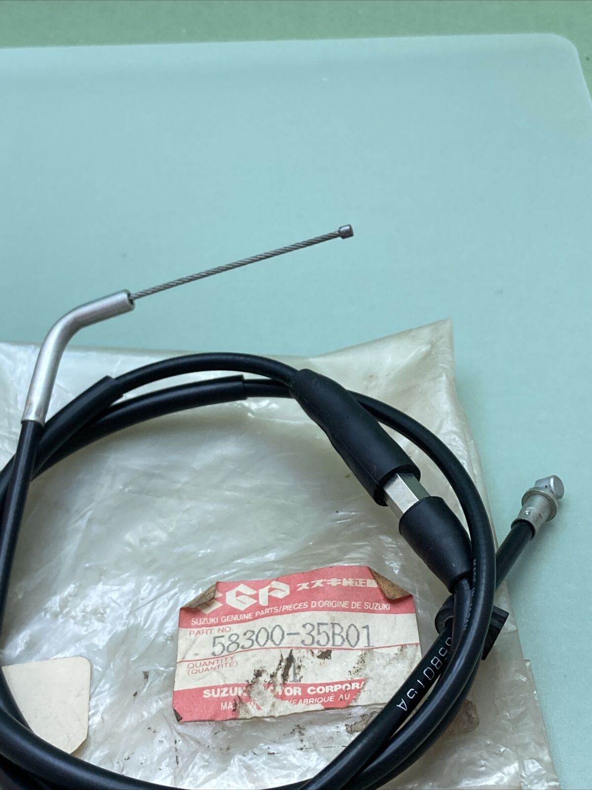 NEW GENUINE SUZUKI 53800-35B01 THROTTLE CABLE