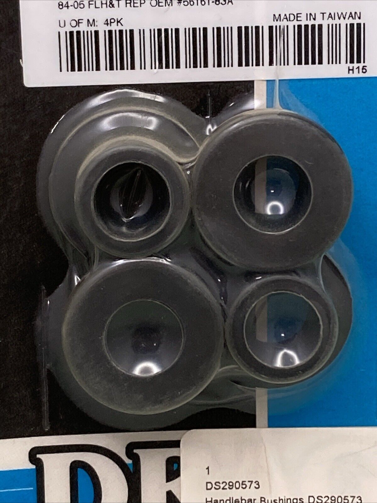 QTY 4 NEW DRAG SPECIALTIES DS-290573 POLYURETANE RISER BUSHING