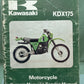 GENUINE KAWASAKI 99920-1088-01 KDX175 OWNER'S/SERVICE MANUAL