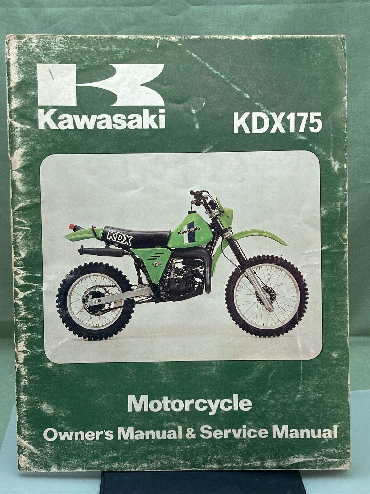 GENUINE KAWASAKI 99920-1088-01 KDX175 OWNER'S/SERVICE MANUAL