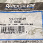 QTY 2 NEW MERCURY QUICKSILVER 53-815949 E RING RETAINING TRIM CYLINDER