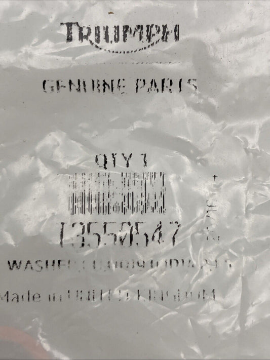 NEW GENUINE TRIUMPH T3550547 Washer, Cu, OD19.0, ID14.2, 1.5