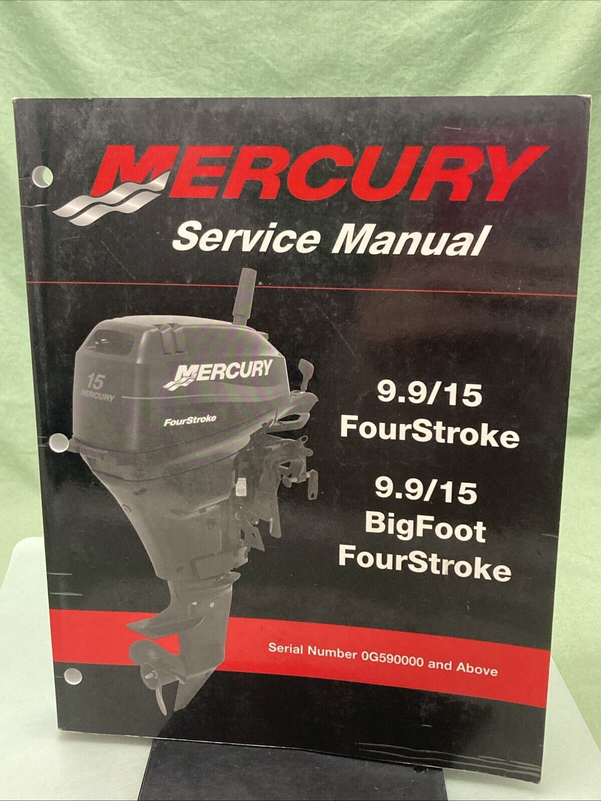 GENUINE MERCURY 90-856159R02 9.9/15 FOURSTROKE SERVICE MANUAL 2002