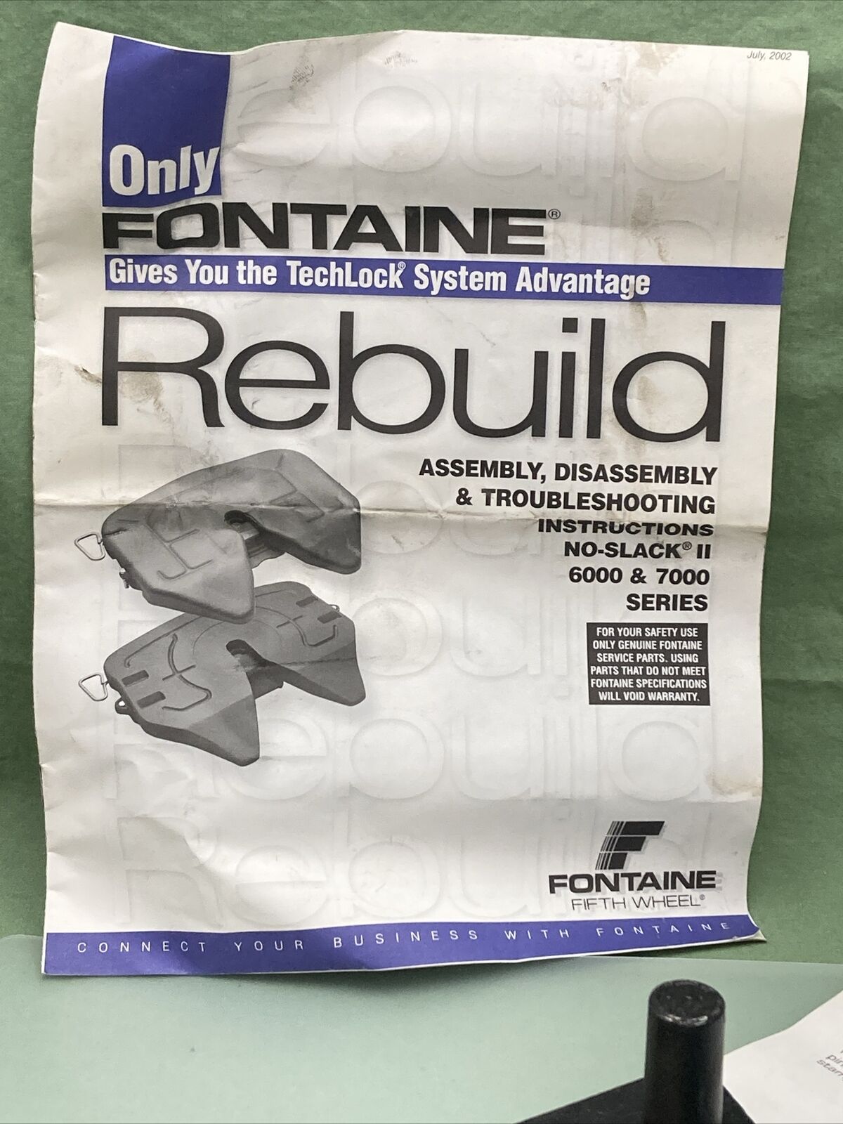 FONTAINE FIFTH WHEEL KIT-RPR-6000L FIFTH WHEEL REPAIR KIT