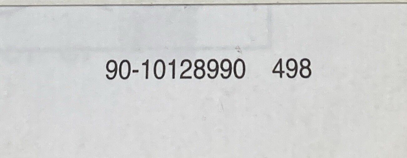 GENUINE MERCURY MARINE 90-10128990 OPERATION MAINTENANCE WARRANTY MANUAL 1998