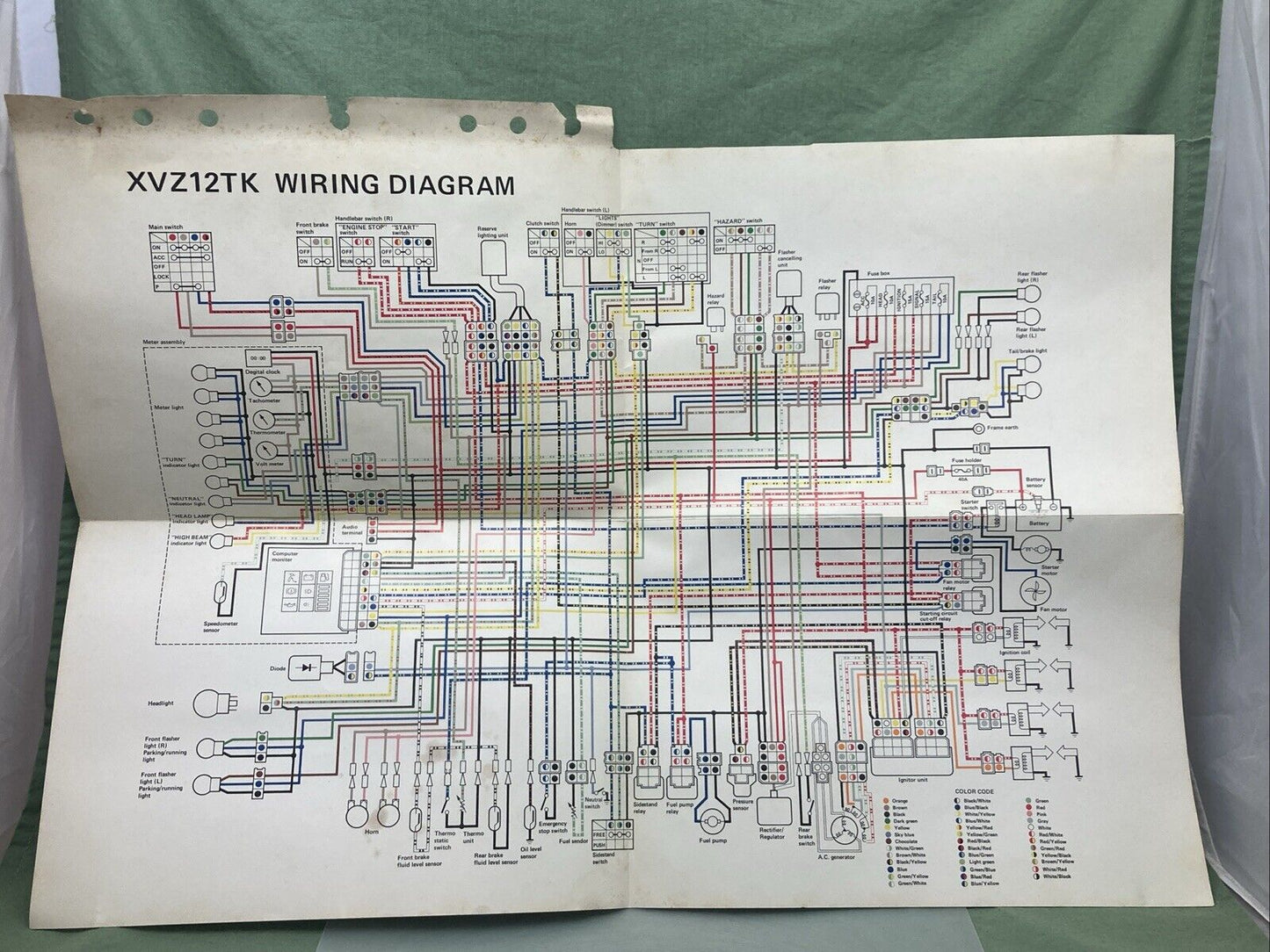 YAMAHA LIT-11666-03-35 XVZ12TK SUPPLEMENTARY ASSEMBLY MANUAL 26H-28107-10