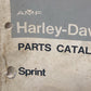 AMF HARLEY DAVIDSON 99455-72A SPRINT PARTS CATALOG 1962-1972