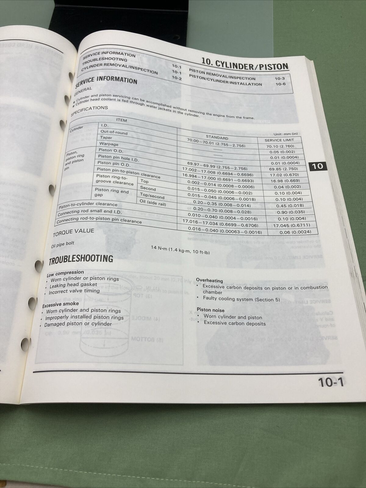 GENUINE HONDA 61KW301 NX250 SERVICE MANUAL '88-'89