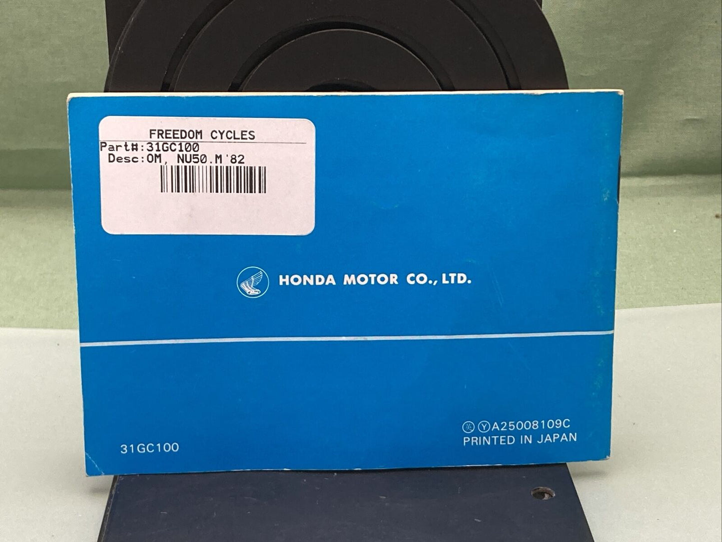 GENUINE HONDA 31GC100 NU50/NU50M OWNER'S MANUAL '82