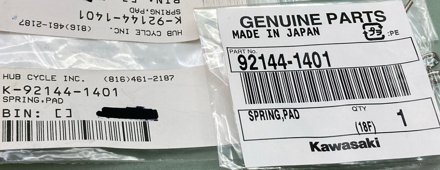 NEW GENUINE KAWASAKI 92144-1401 SPRING, PAD
