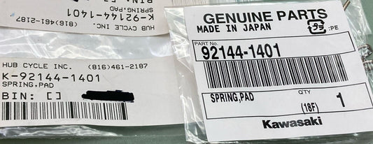 NEW GENUINE KAWASAKI 92144-1401 SPRING, PAD