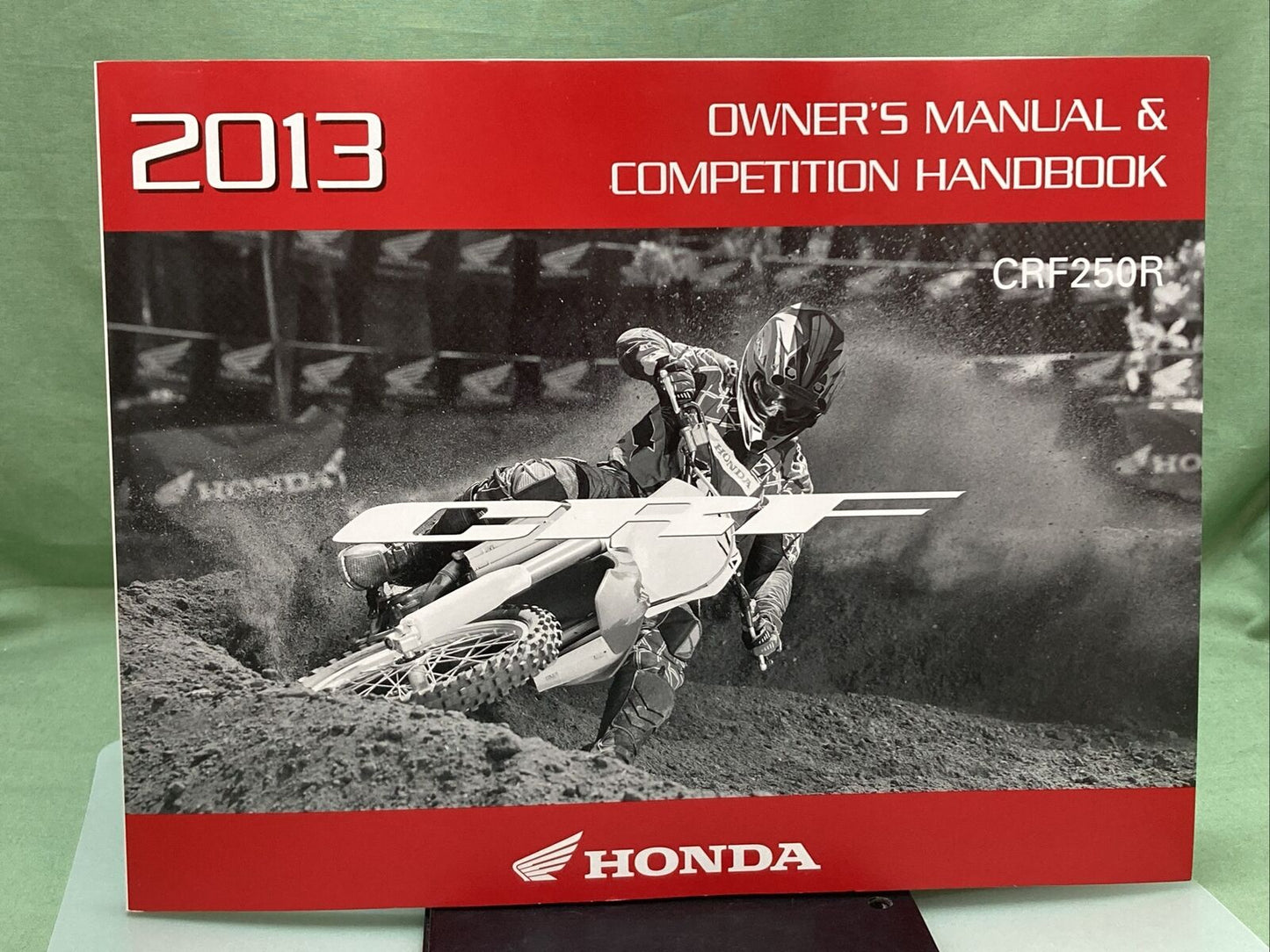 GENUINE HONDA 31KRN690 CRF250R OWNER'S MANUAL AND COMPETITION HANDBOOK  '13