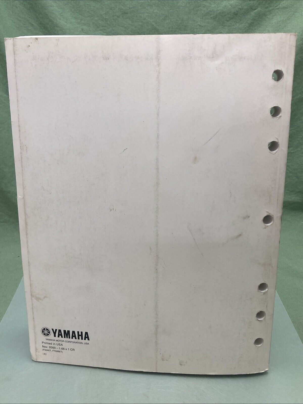 GENUINE YAMAHA LIT-18616-02-33 F50Z, T50Z SERVICE MANUAL 2000